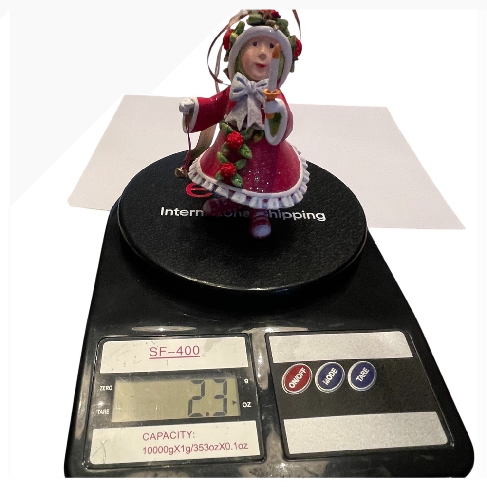 New Mackenzie Childs Patience Brewster Dash Away Donna's Elf Ornament Handmade - Picture 10 of 11